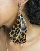 Vintage Isabella Leopard Print Drop Earrings